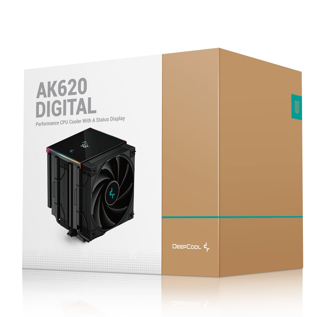 Procesorski hladnjak DEEPCOOL AK620 Digital (12 cm) crni-3