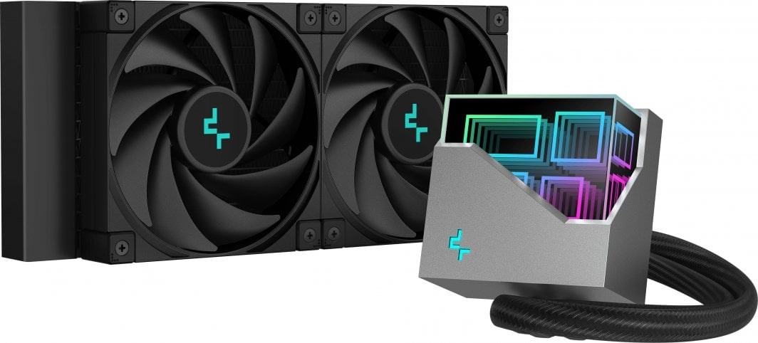 Vodeno hlađenje procesora DEEPCOOL LT520 (All-in-one, 12 cm) crni-0