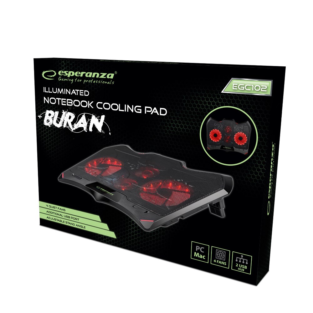 Hladnjak za laptop ESPERANZA EGC102-3