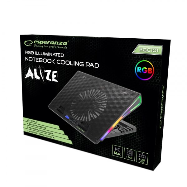 Hladnjak za laptop ESPERANZA EGC101 (800 okr/min) crna-4