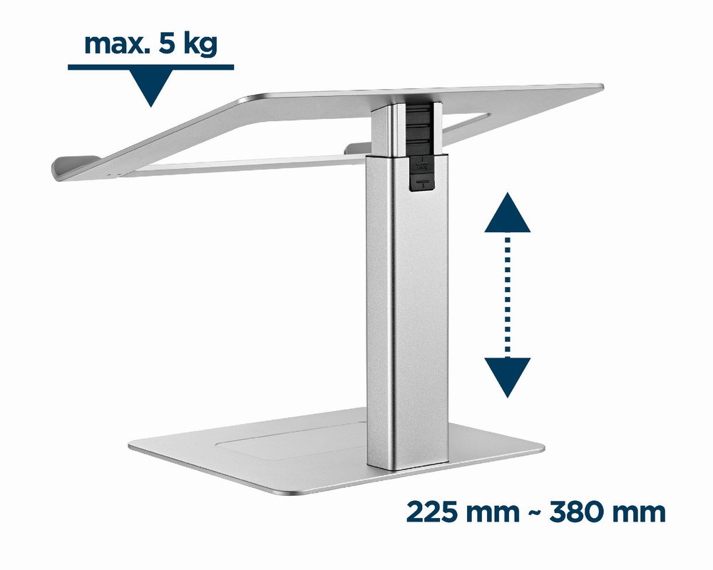 Stalak za laptop GEMBIRD NBS-D1-02 (podesiv po visini) srebrna-19