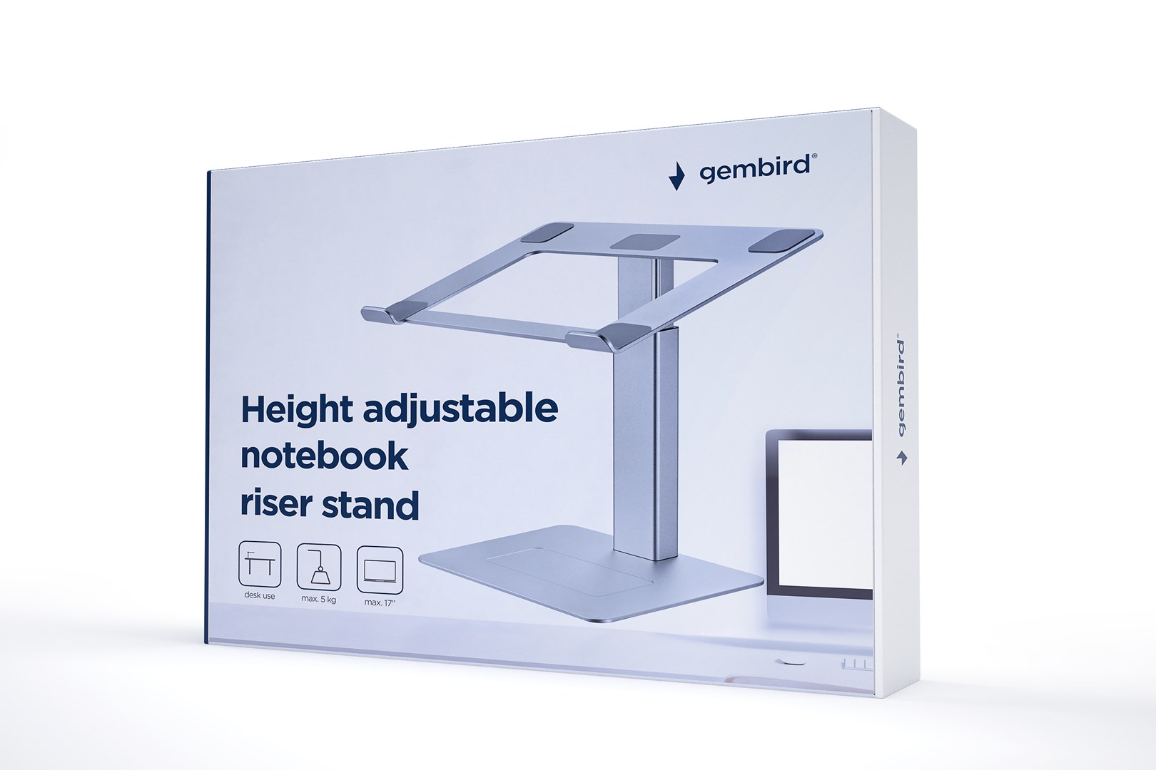 Stalak za laptop GEMBIRD NBS-D1-02 (podesiv po visini) srebrna-12