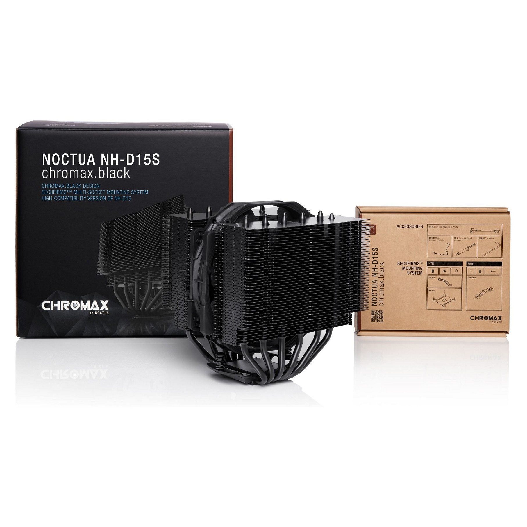 Hlađenje za procesor NOCTUA NH-D15S chromax.crna (14 cm 1 pc)-3