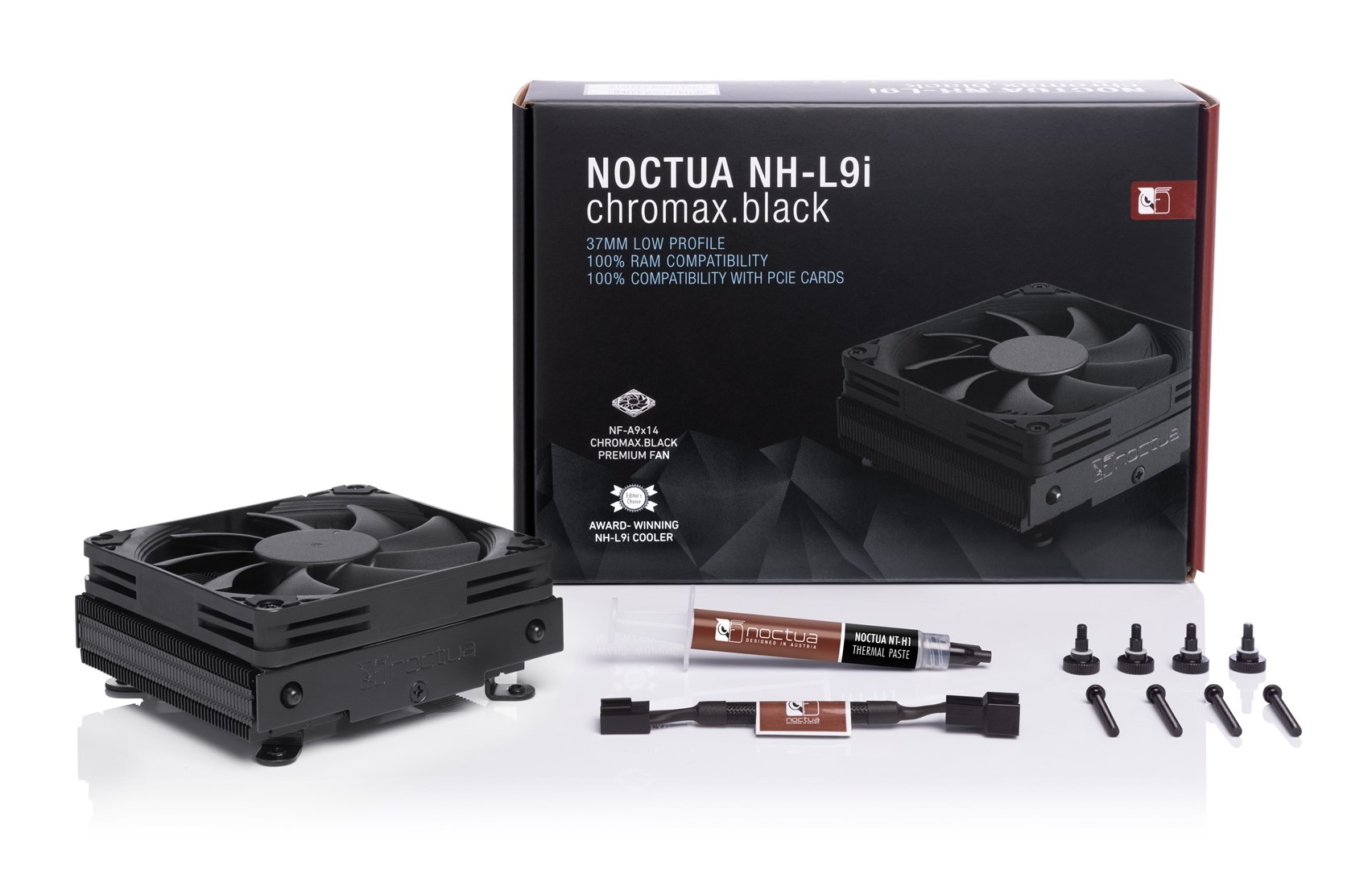 Hlađenje za procesor Noctua NH-L9i chromax.crna (9.2 cm crni)-2
