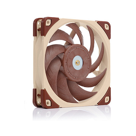 Ventilator za kućište računala Noctua NF A12x25 PWM (12 cm, bež-crveni)