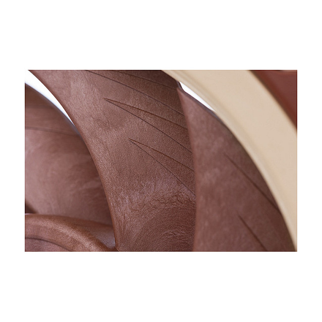 Ventilator za kućište računala Noctua NF A12x25 PWM (12 cm, bež-crveni)-6