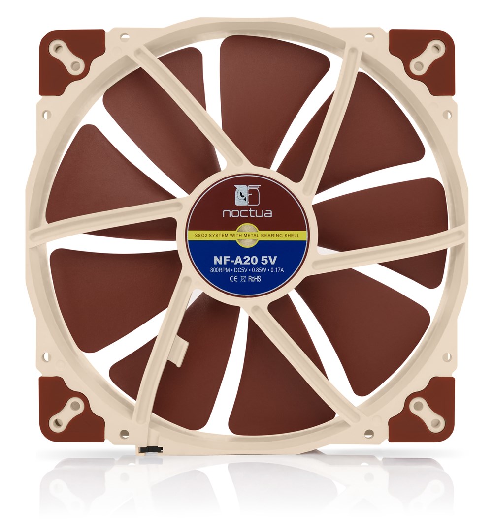 Ventilator za kućište računala Noctua NF-A20 (20 cm, bež-smeđi)-2