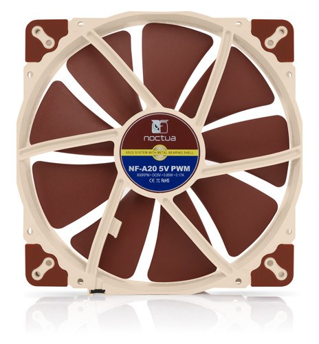 Ventilator za hlađenje računala NOCTUA NF A20 5V PWM (20 cm) bež-2