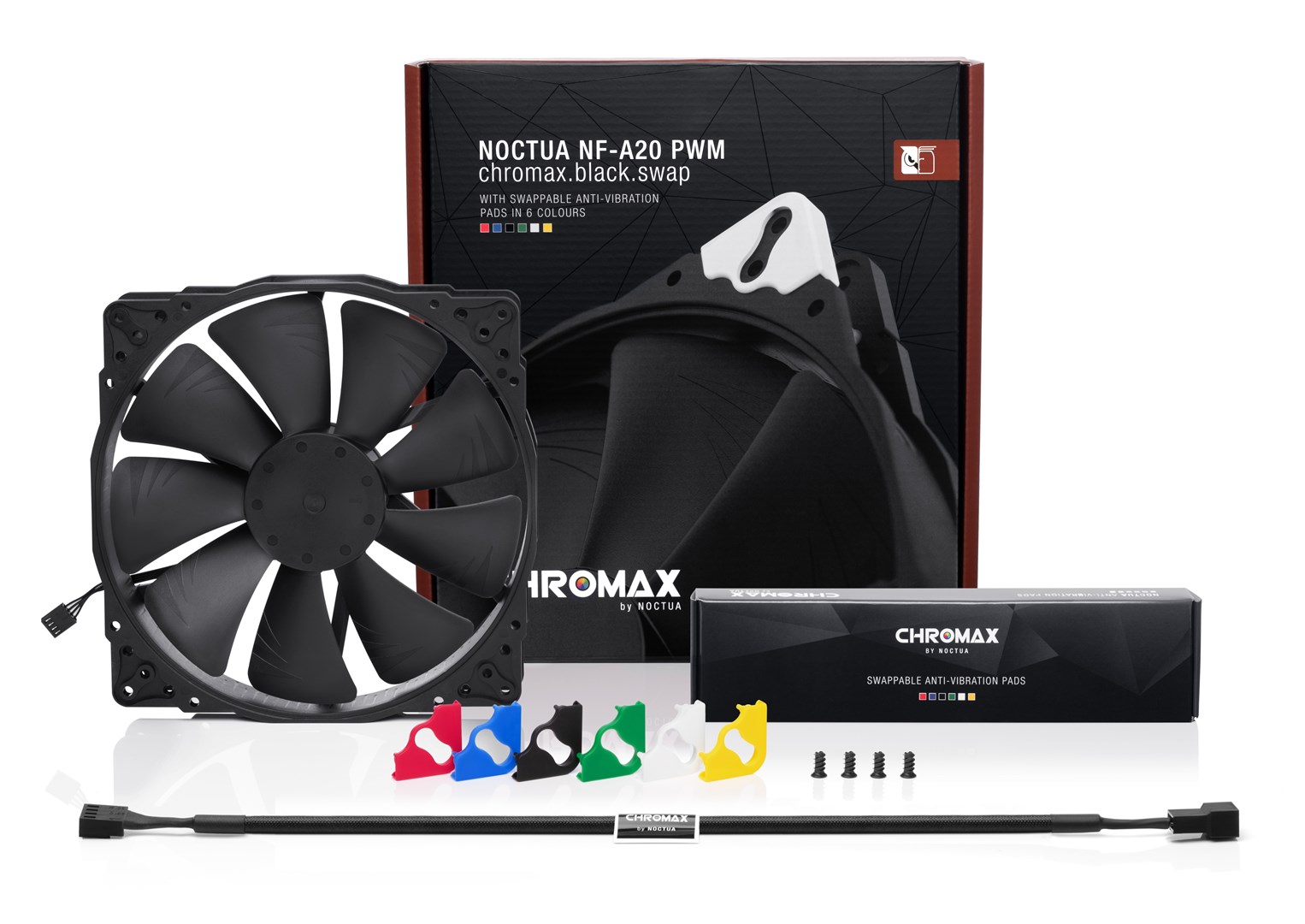 Ventilator za kućište računala Noctua NF-A20 PWM CH.BK.S (20 cm crni)-4