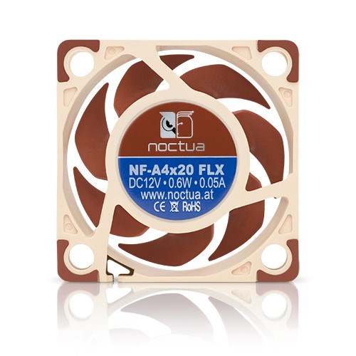 Ventilator za računalno kućište NOCTUA NF-A4x20 FLX (4 cm, Bež, Smeđa)-2