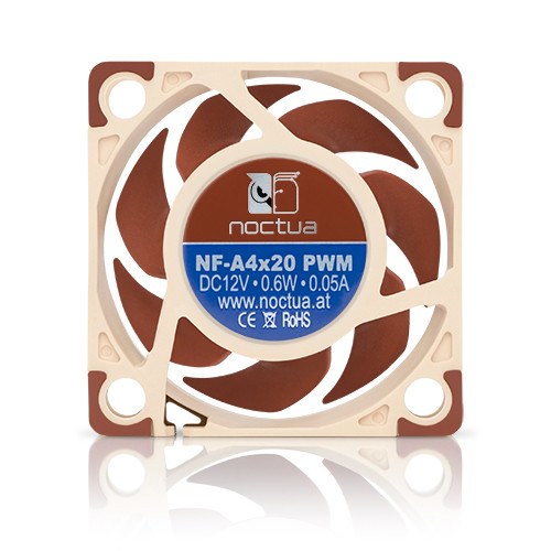 Ventilator za kućište računala Noctua NF-A4x20 PWM (4 cm, bež-smeđi)-2