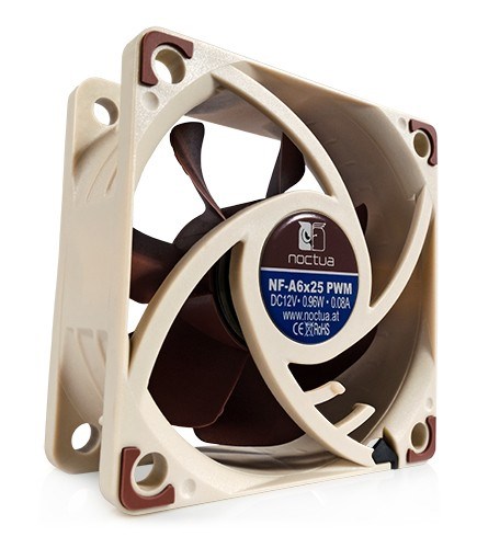 Ventilator za kućište računala Noctua NF-A6x25 PWM (6 cm, bež-smeđi)-2