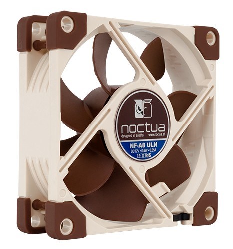 Ventilator za računalno kućište NOCTUA NF-A8 ULN (8 cm, bež, smeđa)-1