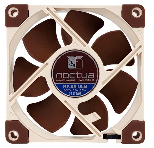 Ventilator za računalno kućište NOCTUA NF-A8 ULN (8 cm, bež, smeđa)-3