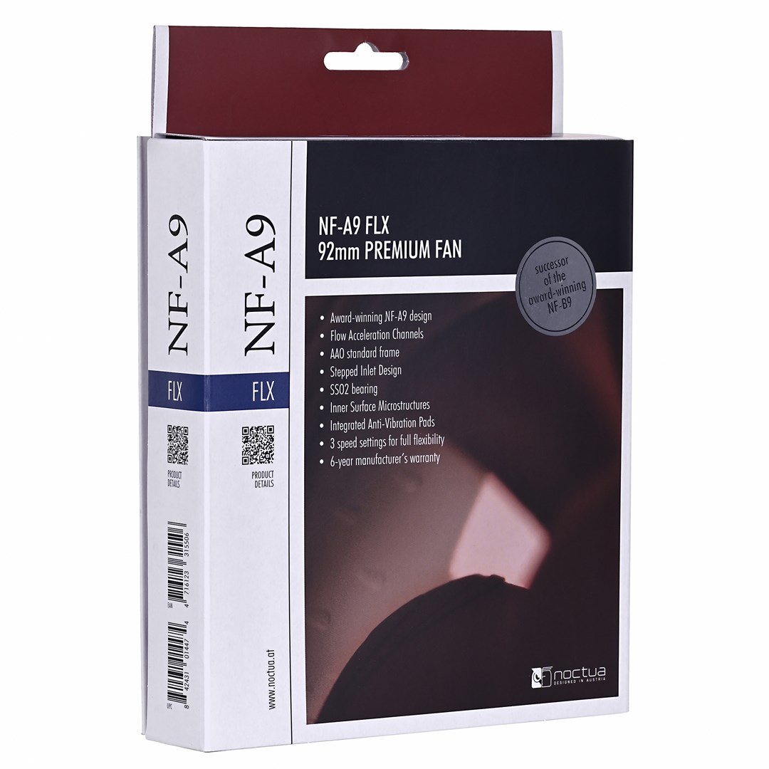 Ventilator za hlađenja računala NOCTUA NF-A9 FLX (9.2 cm) smeđi-3