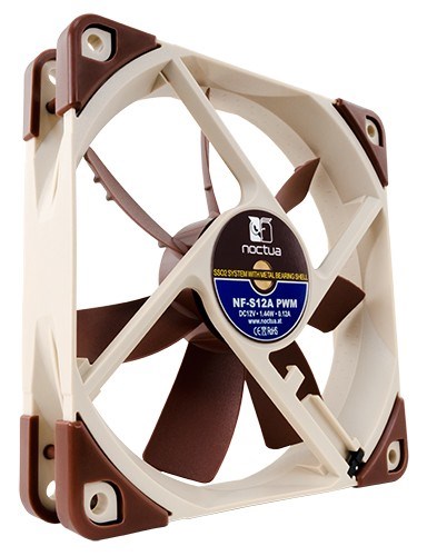 Ventilator za kućište računala Noctua NF-S12A PWM (12 cm, smeđi)-1