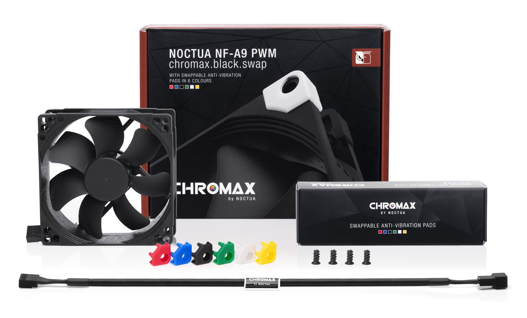 Ventilator za kućište računala Noctua NF-A9 PWM CH.BK.S (9.2 cm crni)-2