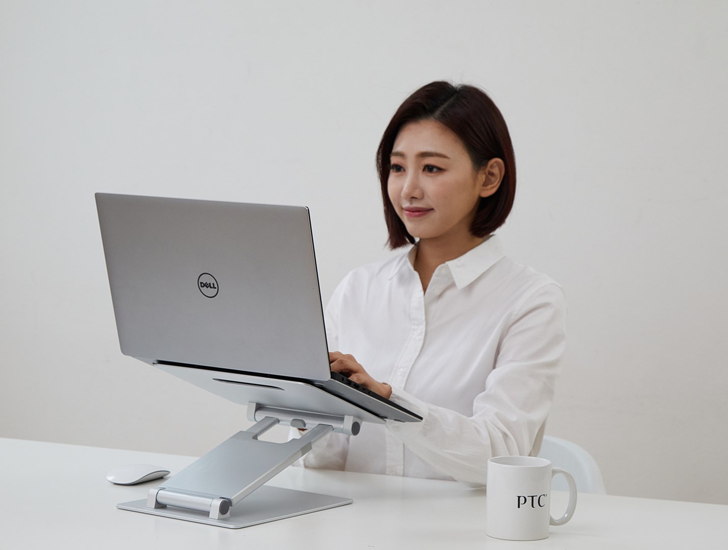 Stalak za laptop POUT Eyes3 Lift (podesivi) srebrni-20