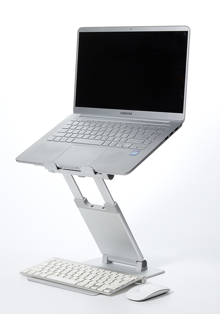 Stalak za laptop POUT Eyes3 Lift (podesivi) srebrni-11