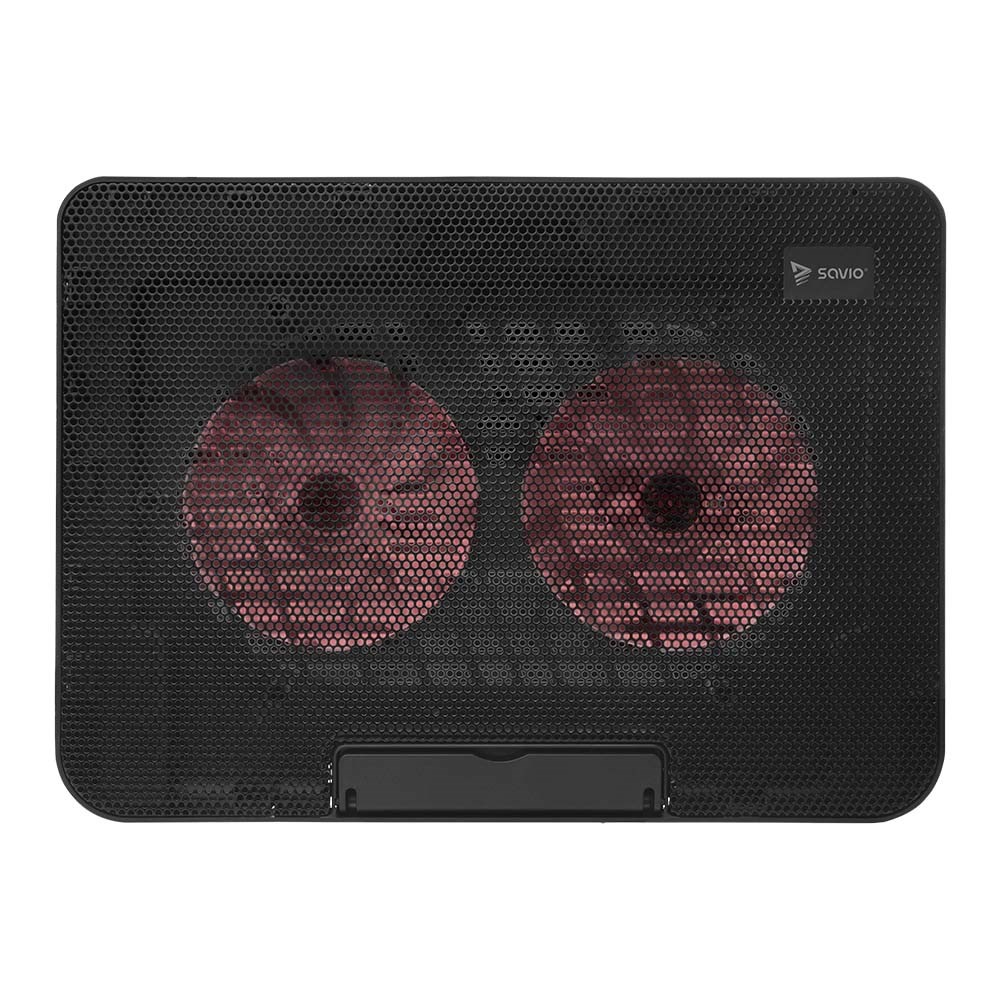 Savio COS-02 laptop cooling pad, 2 fans-1