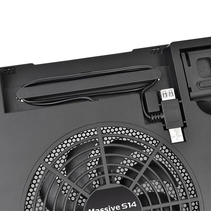 Podloga za hlađenje laptopa THERMALTAKE Massive S14 (38.1 cm, 1000 RPM) crna-4