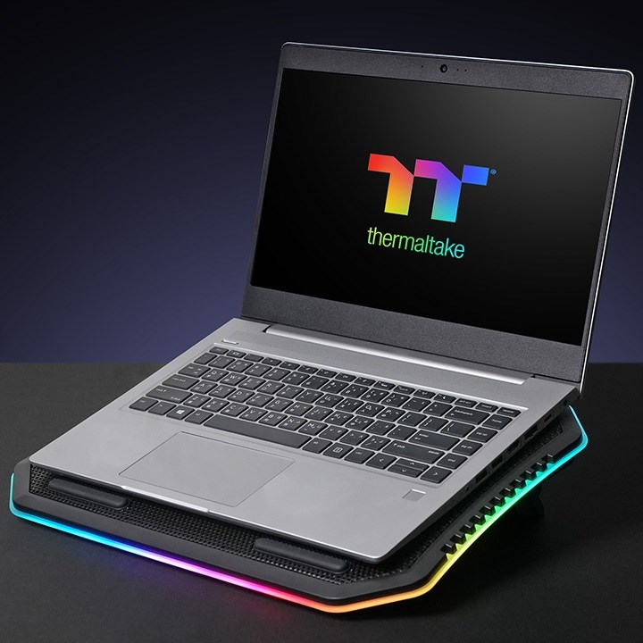 Hladnjak za laptop THERMALTAKE Massive 12 (do 15", 120mm ventilator, rgb, crni)-4