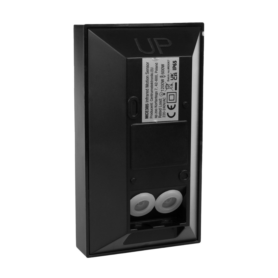 Maclean MCE385 PIR Motion Detector Range up to 12m Indoor Outdoor Dusk to Dawn Sensor 1200W IP65 Black-6