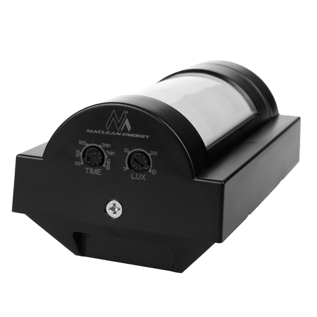 Maclean MCE385 PIR Motion Detector Range up to 12m Indoor Outdoor Dusk to Dawn Sensor 1200W IP65 Black-2