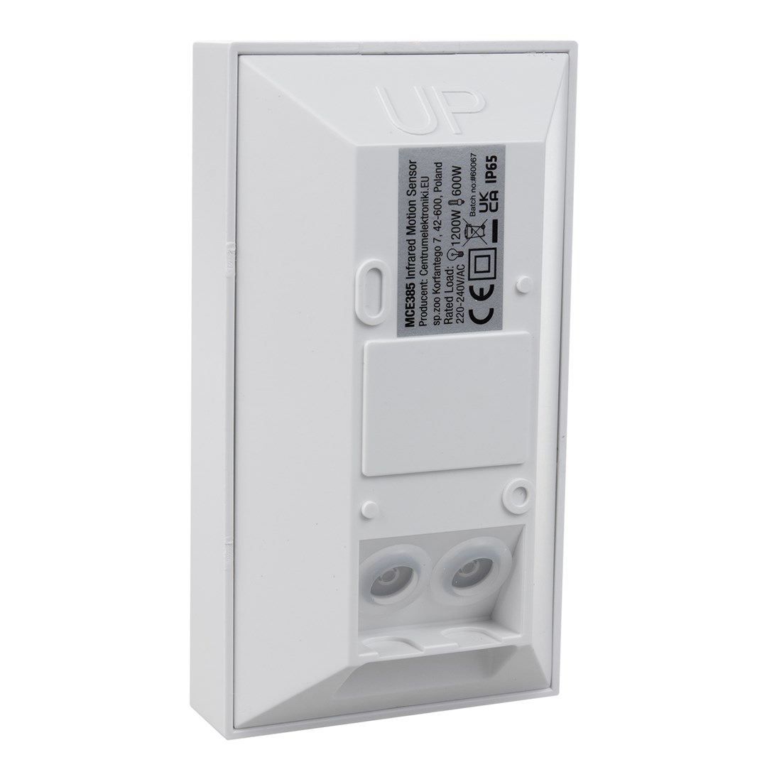 Maclean MCE385 PIR Motion Detector Range up to 12m Indoor Outdoor Dusk to Dawn Sensor 1200W IP65 White-2