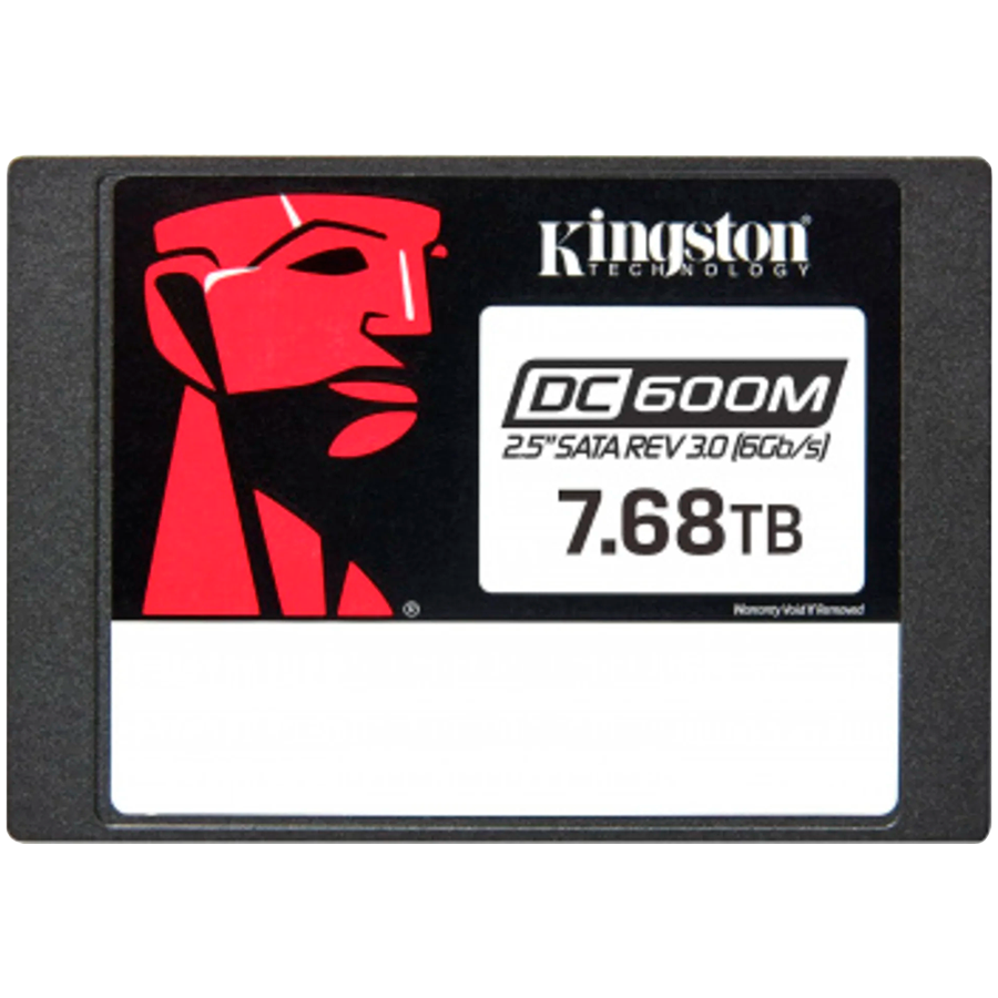 SSD Kingston Technology DC600M (2.5", 7.68 TB, Serial ATA III, 3D TLC NAND)