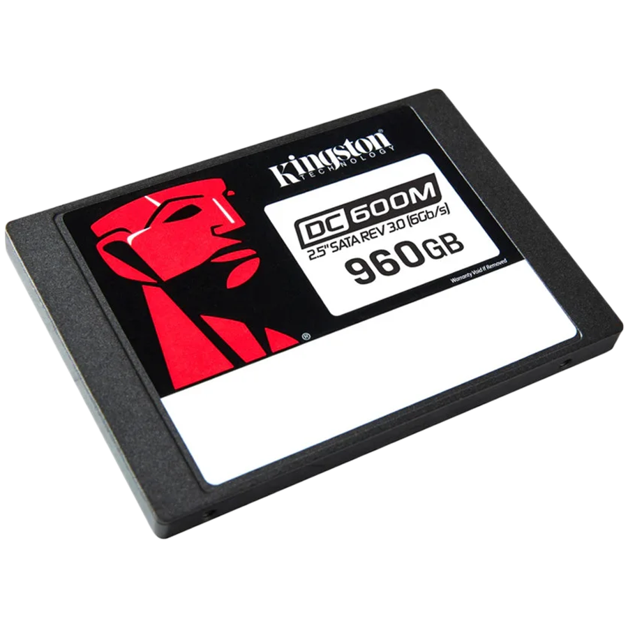 SSD Kingston Technology DC600M (2.5", 960 GB, Serial ATA III, 3D TLC NAND)