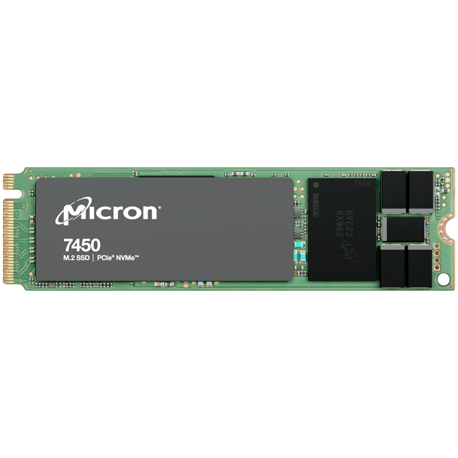 MICRON 7450 MAX 800GB NVMe M.2 (22x80) Non-SED Enterprise SSD [Single Pack]-0
