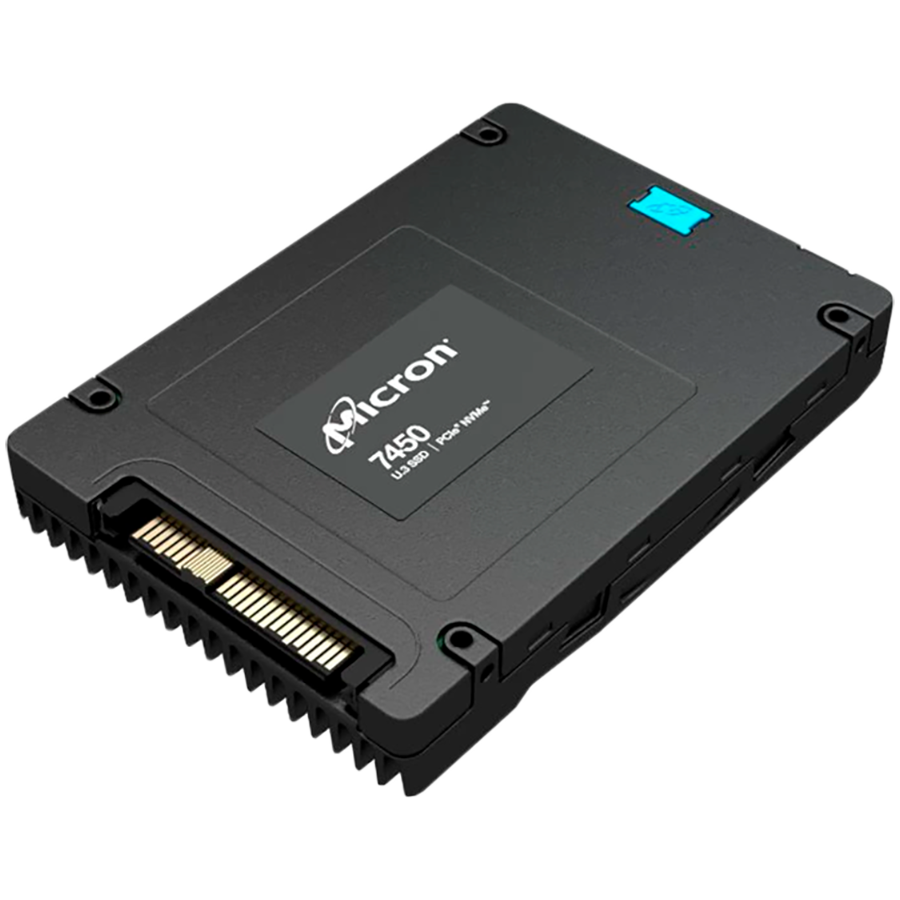 SSD Micron 7450 PRO (3.84 TB, U.3, NVMe, PCI 4.0) MTFDKCC3T8TFR-1BC1ZABYYR (DWPD 1)-0