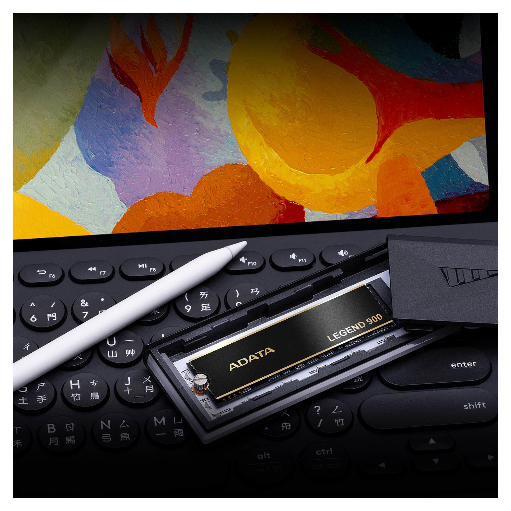 SSD disk ADATA Legend 900 ColorBox 512GB PCIe gen.4-10