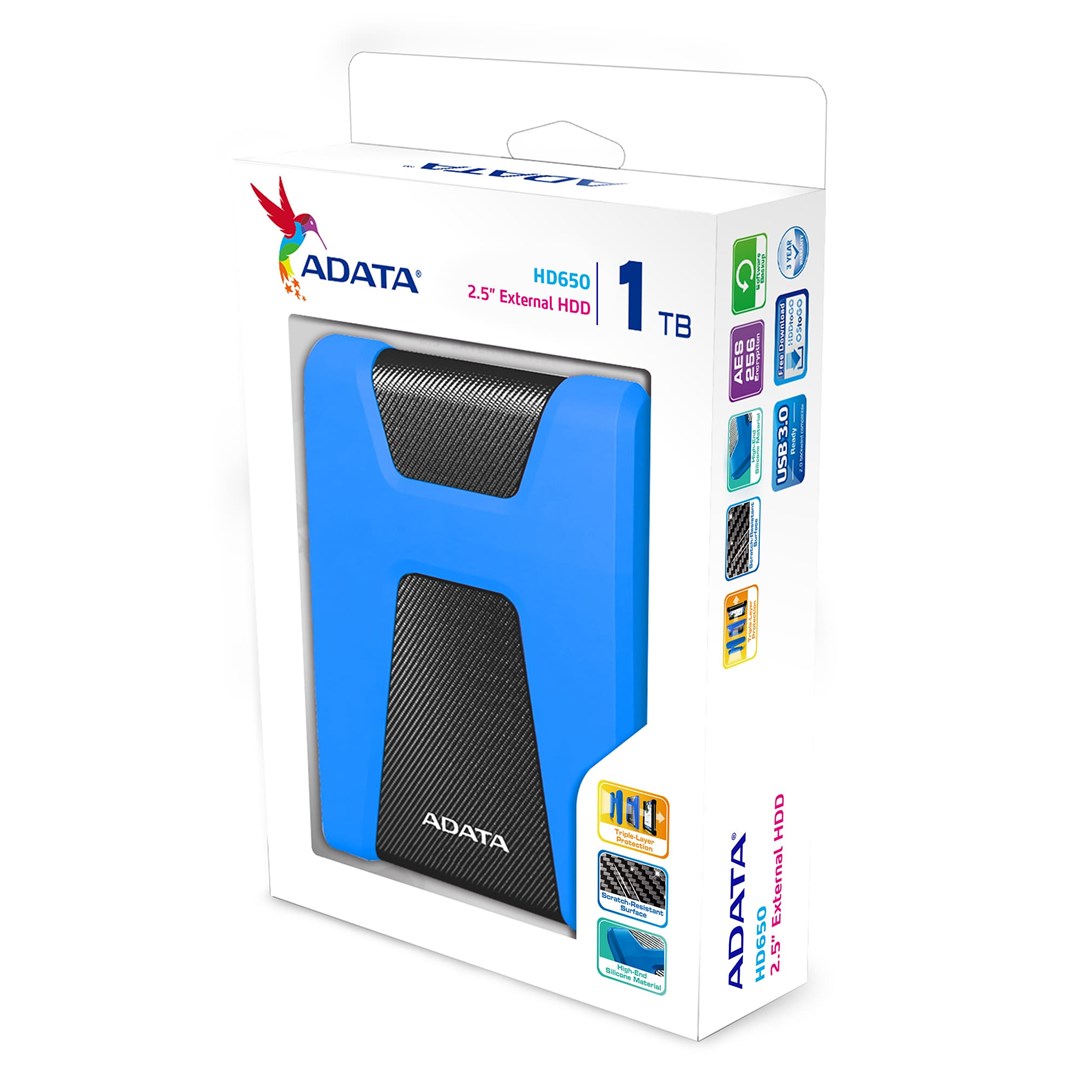 Vanjski tvrdi disk ADATA HD650 1000 GB plavi-6