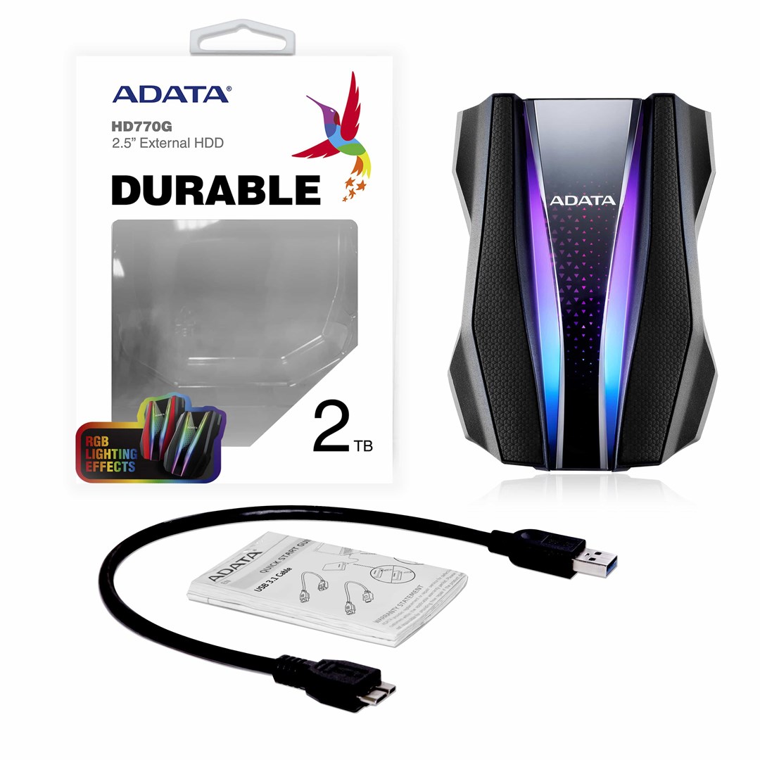 Vanjski tvrdi disk ADATA HD770G 2000 GB crni-2