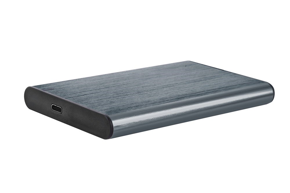 Kućište za disk GEMBIRD EE2-U3S-6 (HDD/SSD, 2.5", s USB Type-C priključkom, USB 3.1, brušeni aluminij sivi)-0