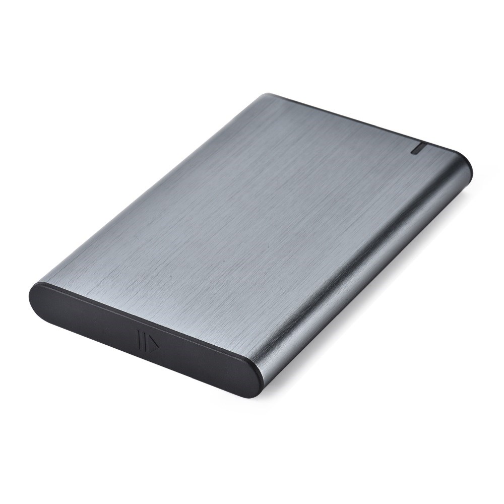 Kućište za disk GEMBIRD EE2-U3S-6 (HDD/SSD, 2.5", s USB Type-C priključkom, USB 3.1, brušeni aluminij sivi)-1