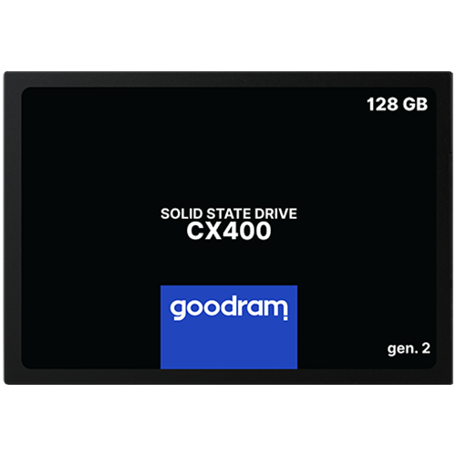 SSD disk Goodram CX400 gen.2 (2.5", 128 GB, Serial ATA III, 3D TLC NAND)