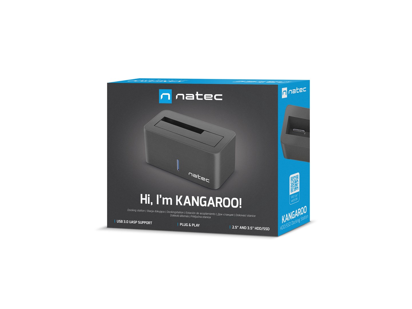 USB adapter NATEC Kangaroo (USB 3.2 Gen 1 Type-A) crni-6