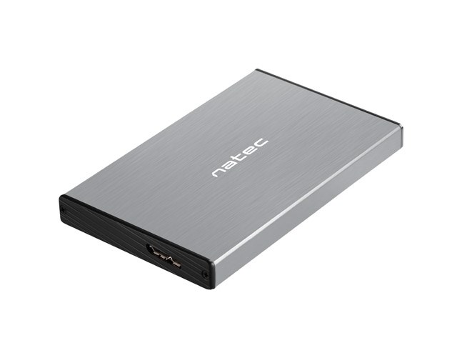 Kućište za HDD Natec Rhino GO (USB 3.0, 2.5", sivo)-1