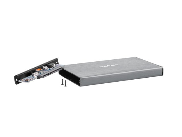 Kućište za HDD Natec Rhino GO (USB 3.0, 2.5", sivo)-5