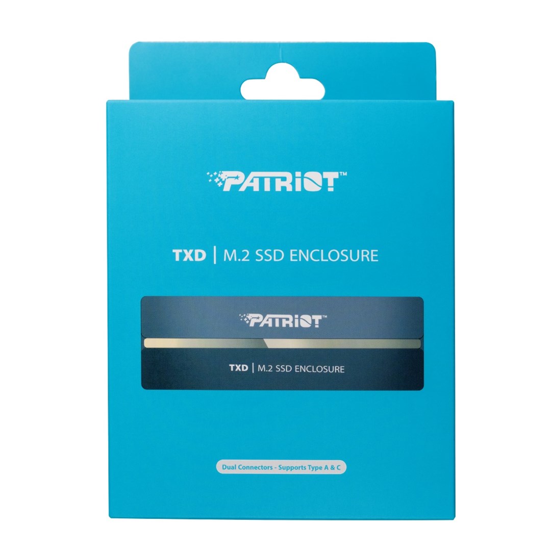 Patriot TXD obudowa USB3.2 do SSD M.2 NVMe 1.3, do 8TB - Aluminium-11