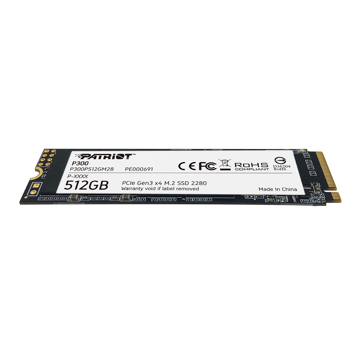 SSD Patriot P300 M.2 (512 GB, PCI-EX4, NVME)-3