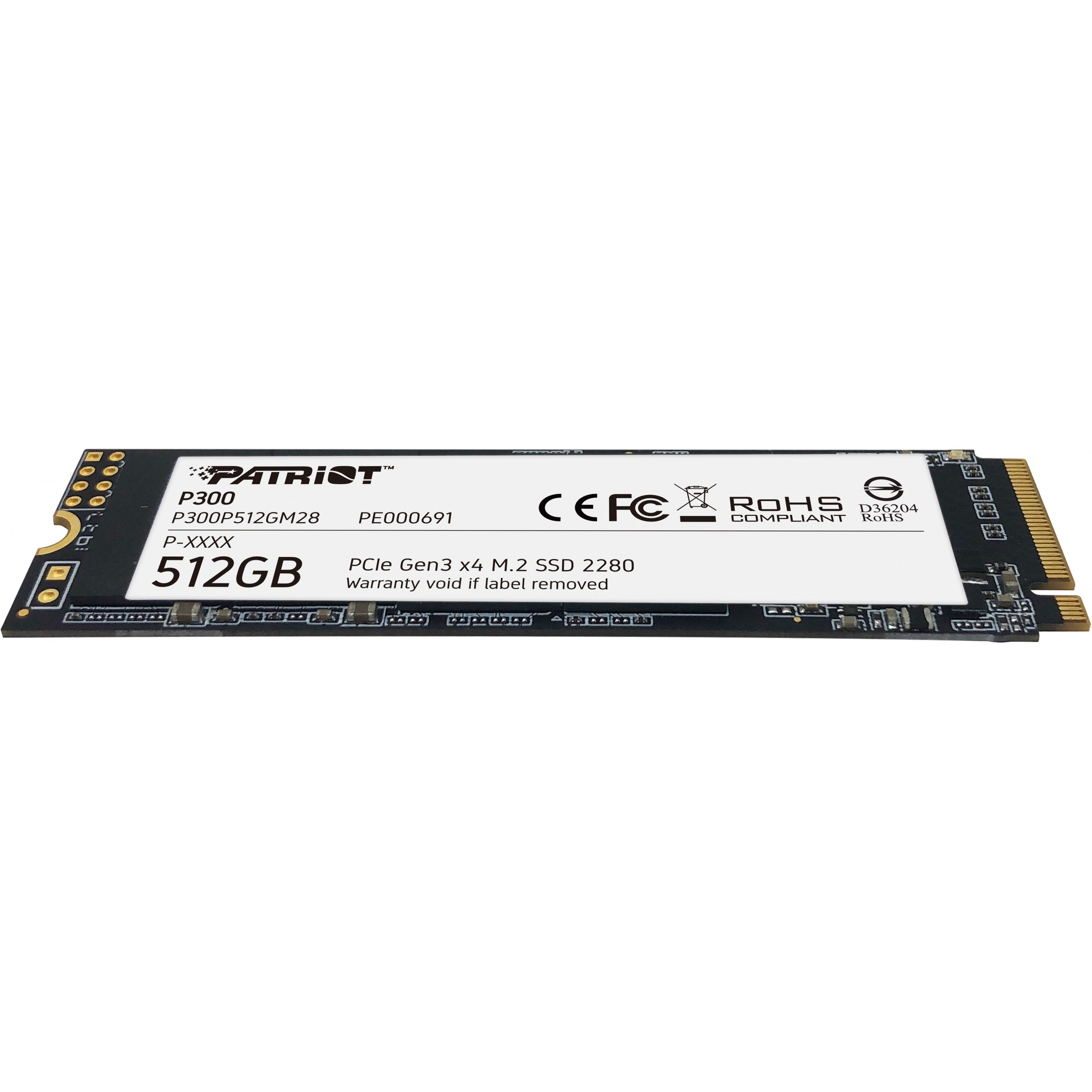SSD Patriot P300 M.2 (512 GB, PCI-EX4, NVME)-8