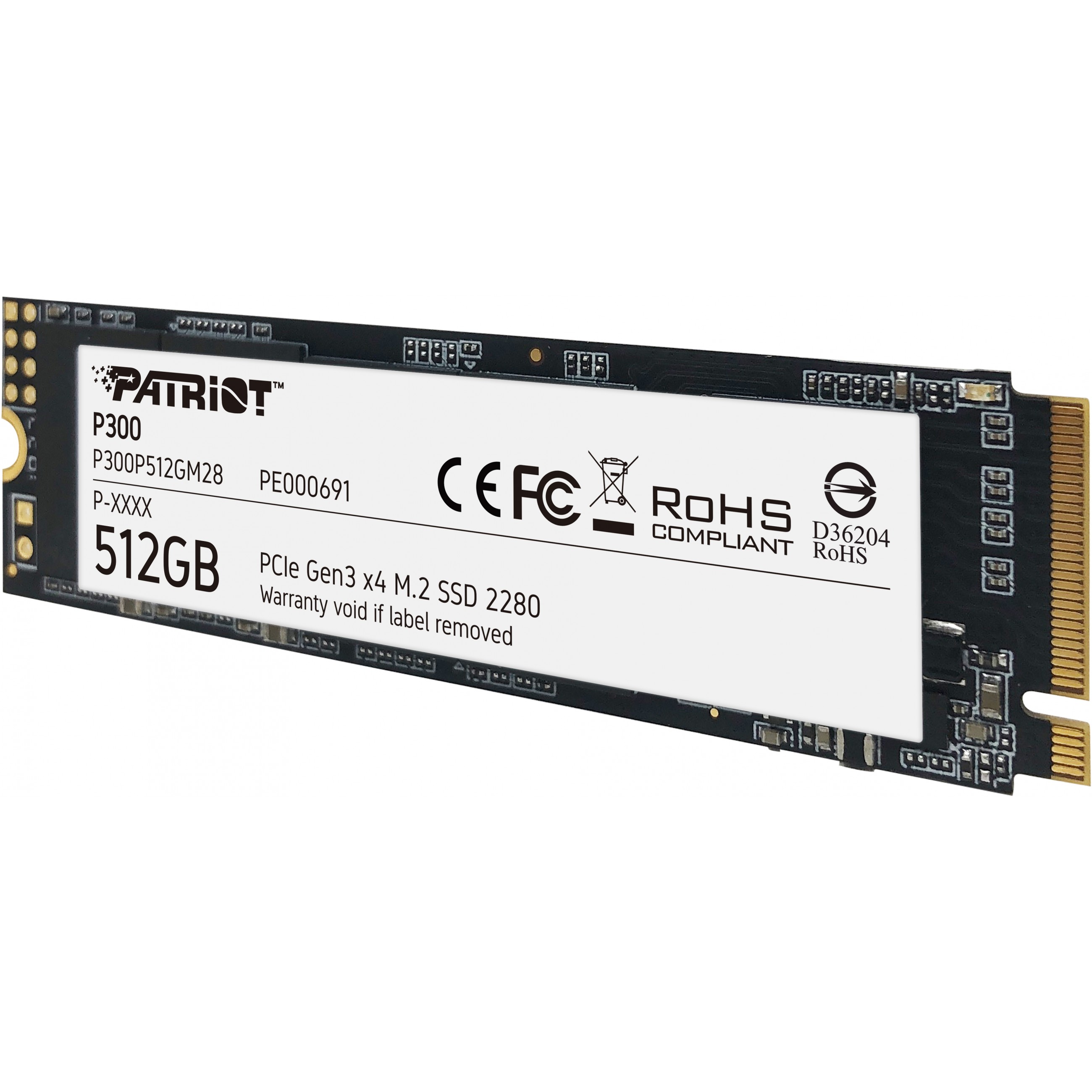 SSD Patriot P300 M.2 (512 GB, PCI-EX4, NVME)-10