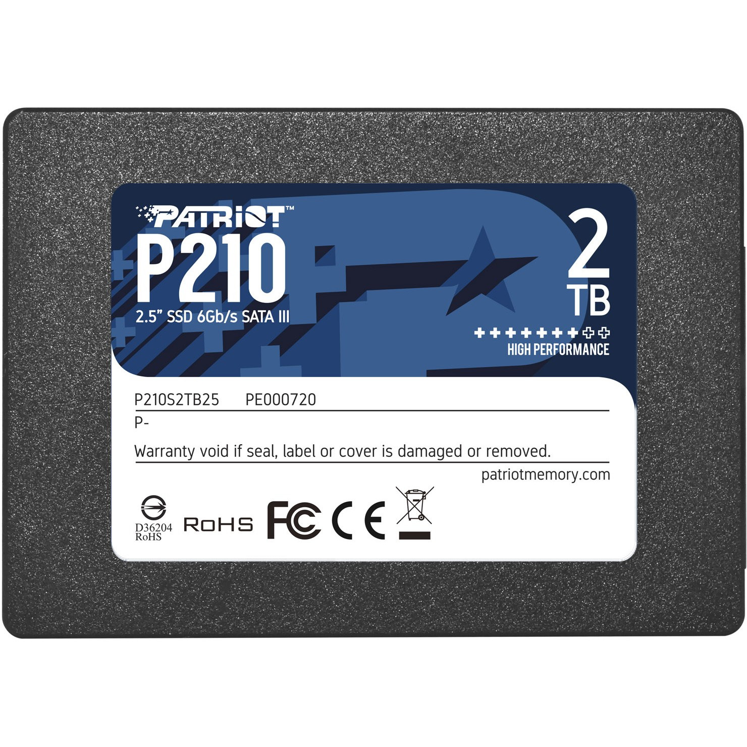 SSD PATRIOT (P210, 2.5", 2000GB, SATA III)-0