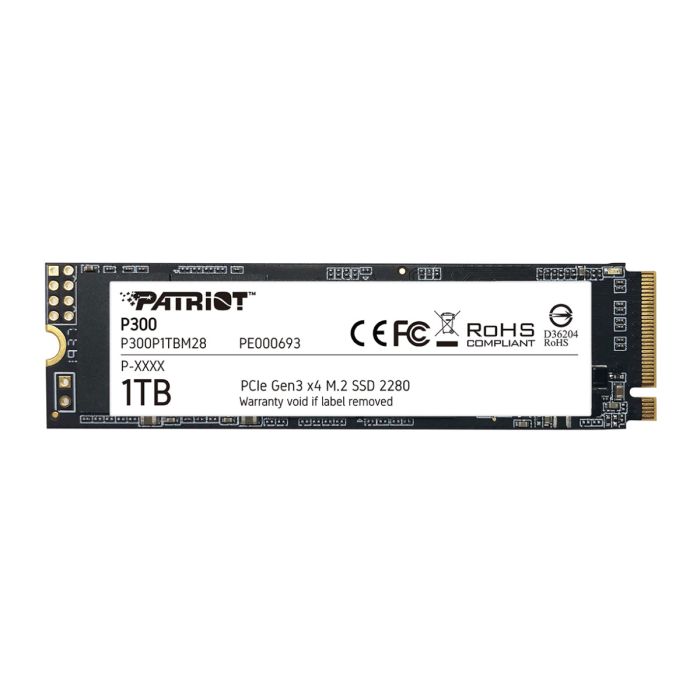 SSD PATRIOT (P300, M.2, 1000GB, PCIe 3.0, NVME)
