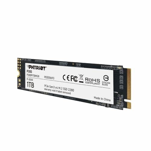 SSD PATRIOT (P300, M.2, 1000GB, PCIe 3.0, NVME)-8