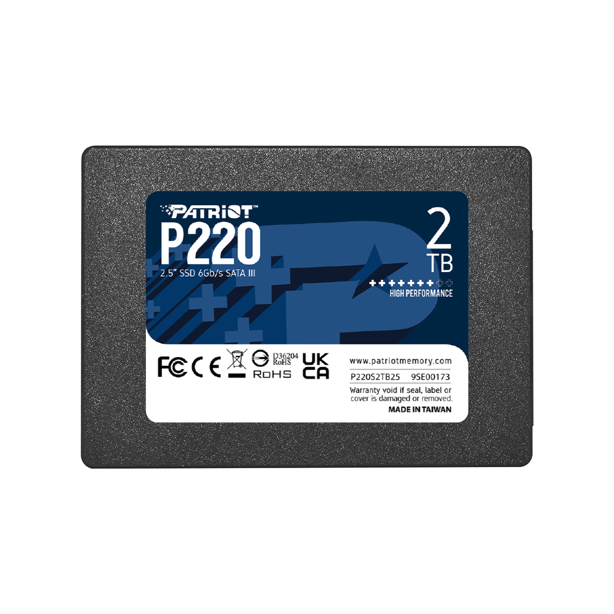 SSD Patriot P220 (2 TB, SATA3, 2.5") P220S2TB25-0